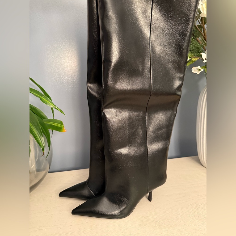 H&M Black Over the Knee Boots - Picture 7 of 10